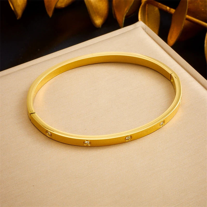 Zircon Charm Bracelet