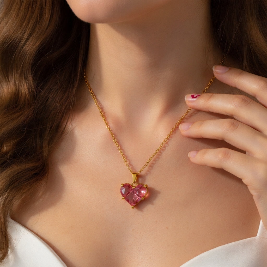 Heart Diamond Necklace