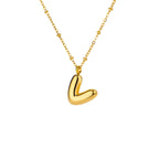Bubble Initial Necklace