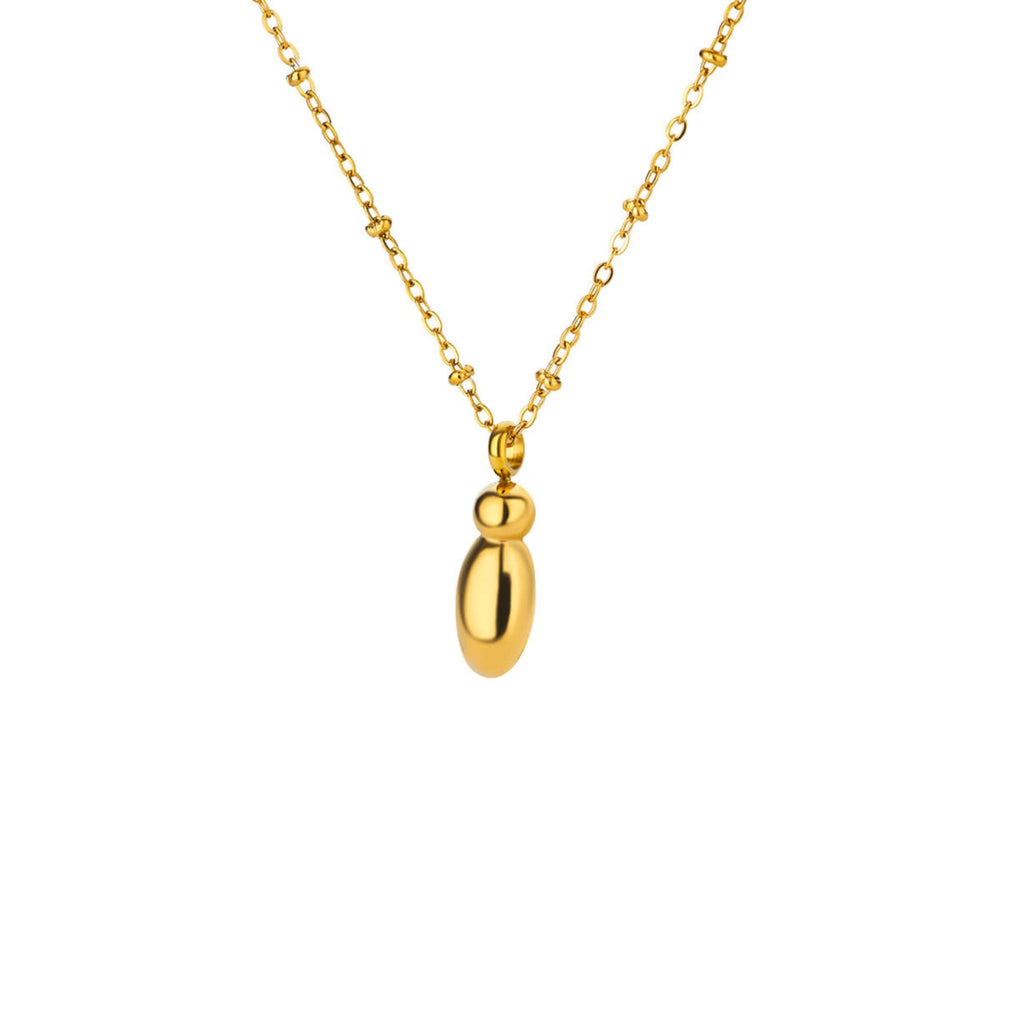 Bubble Initial Necklace