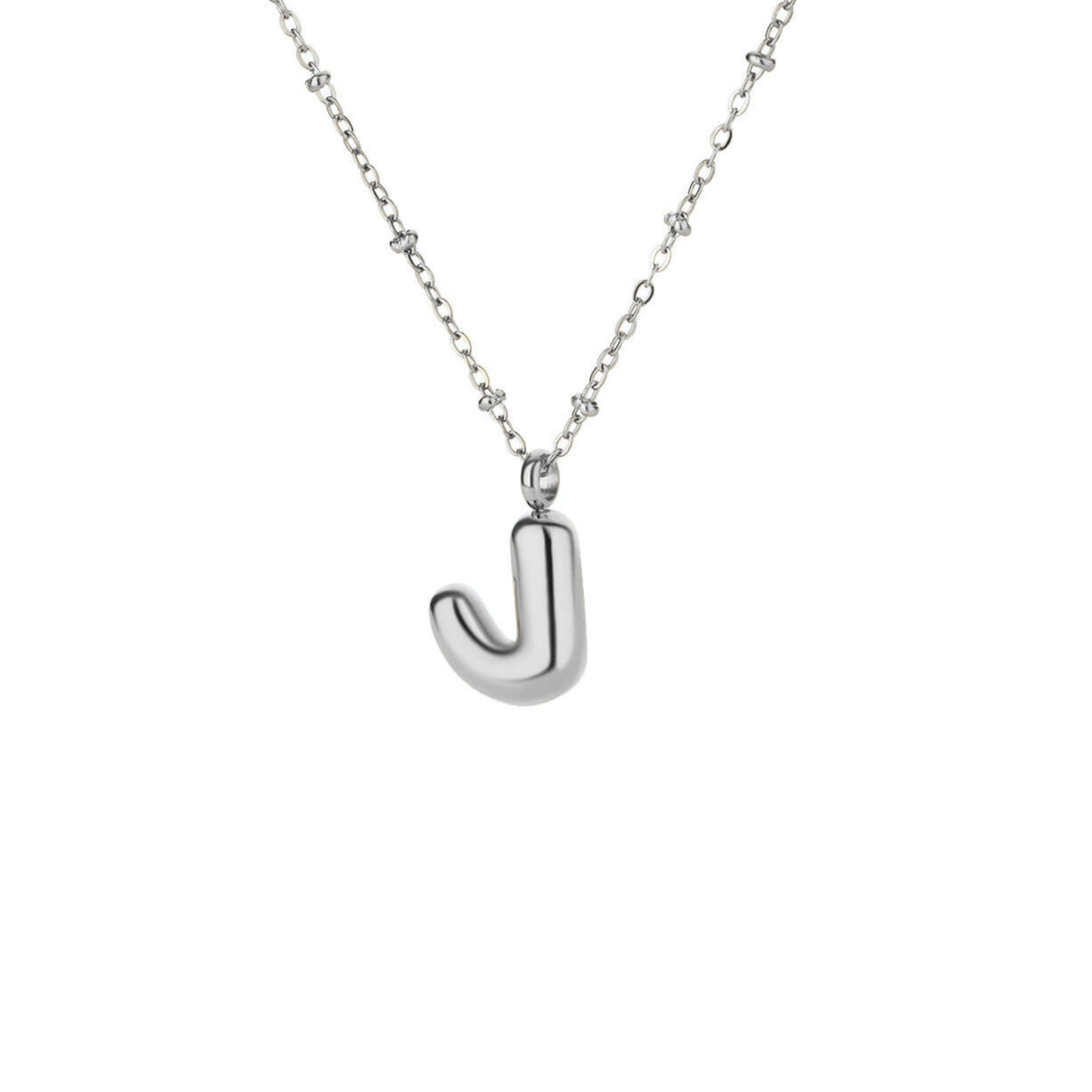Bubble Initial Necklace
