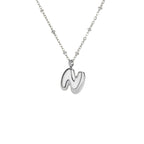 Bubble Initial Necklace
