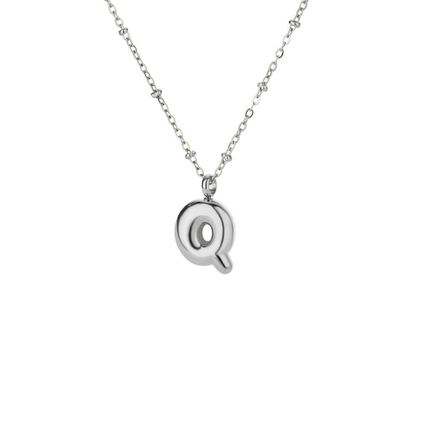 Bubble Initial Necklace