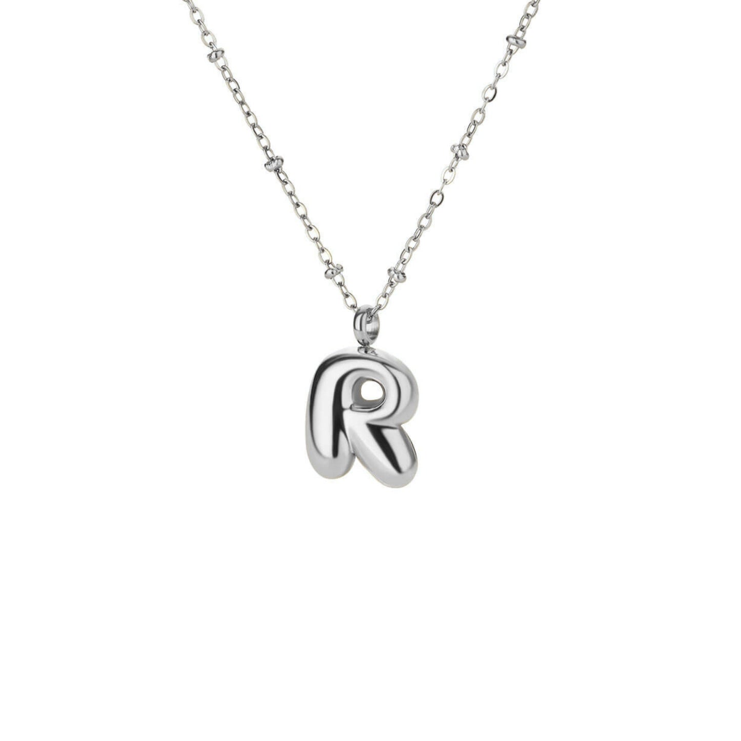 Bubble Initial Necklace