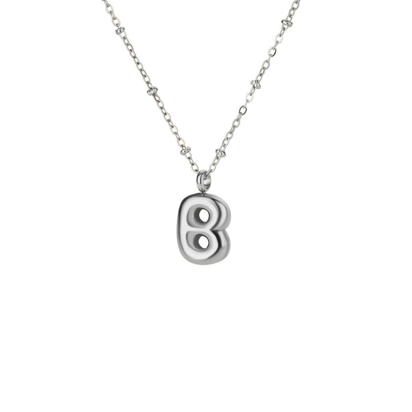 Bubble Initial Necklace