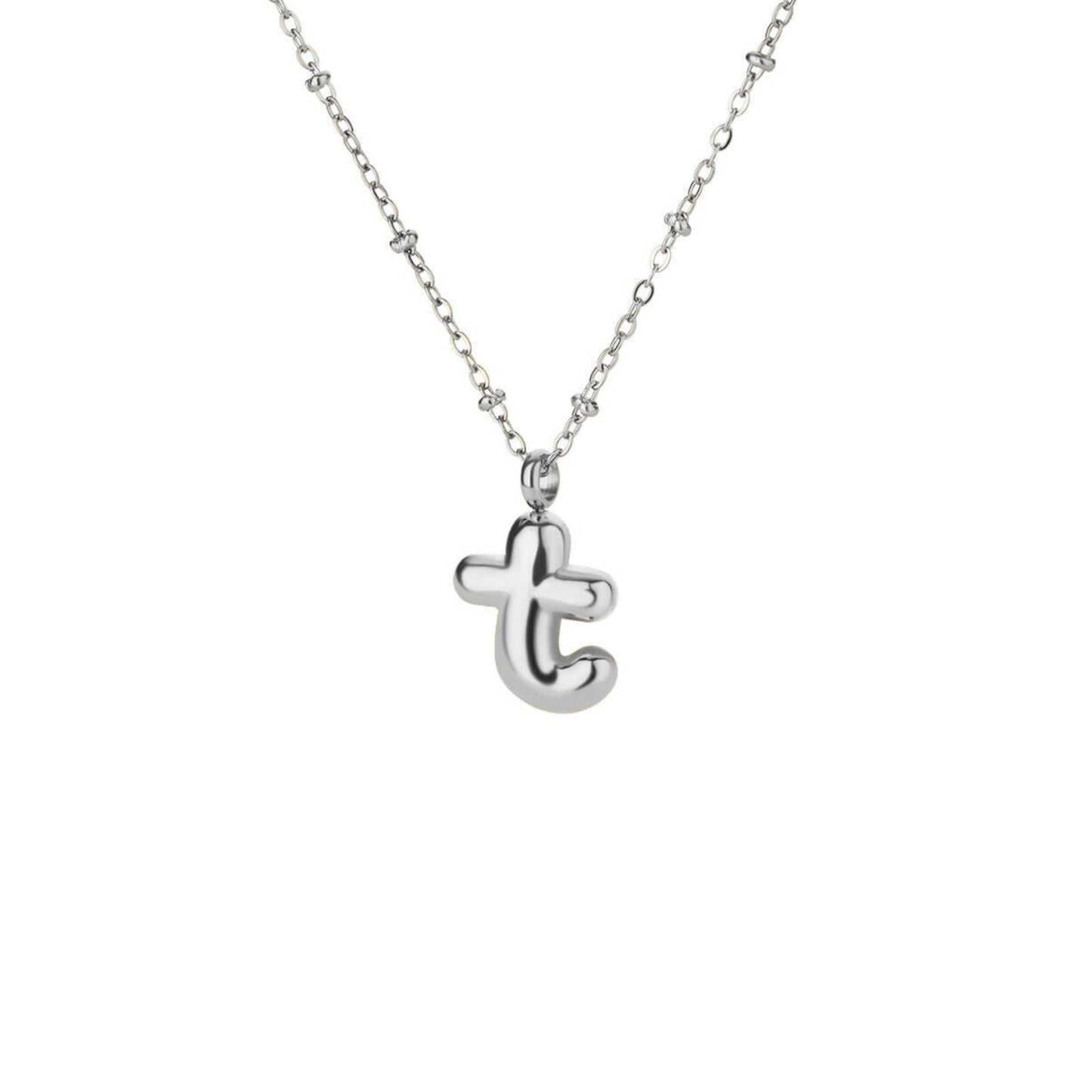 Bubble Initial Necklace