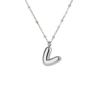 Bubble Initial Necklace
