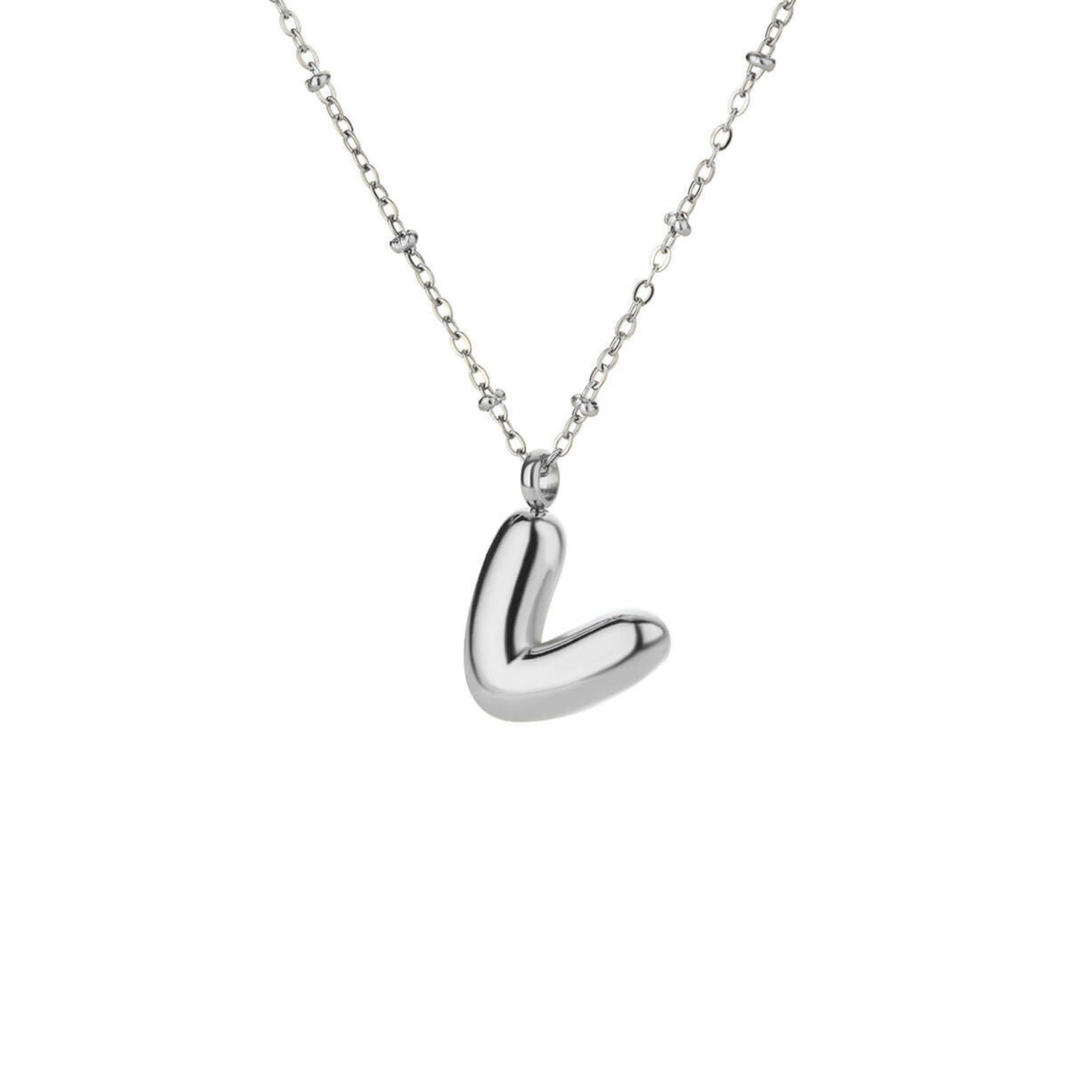 Bubble Initial Necklace