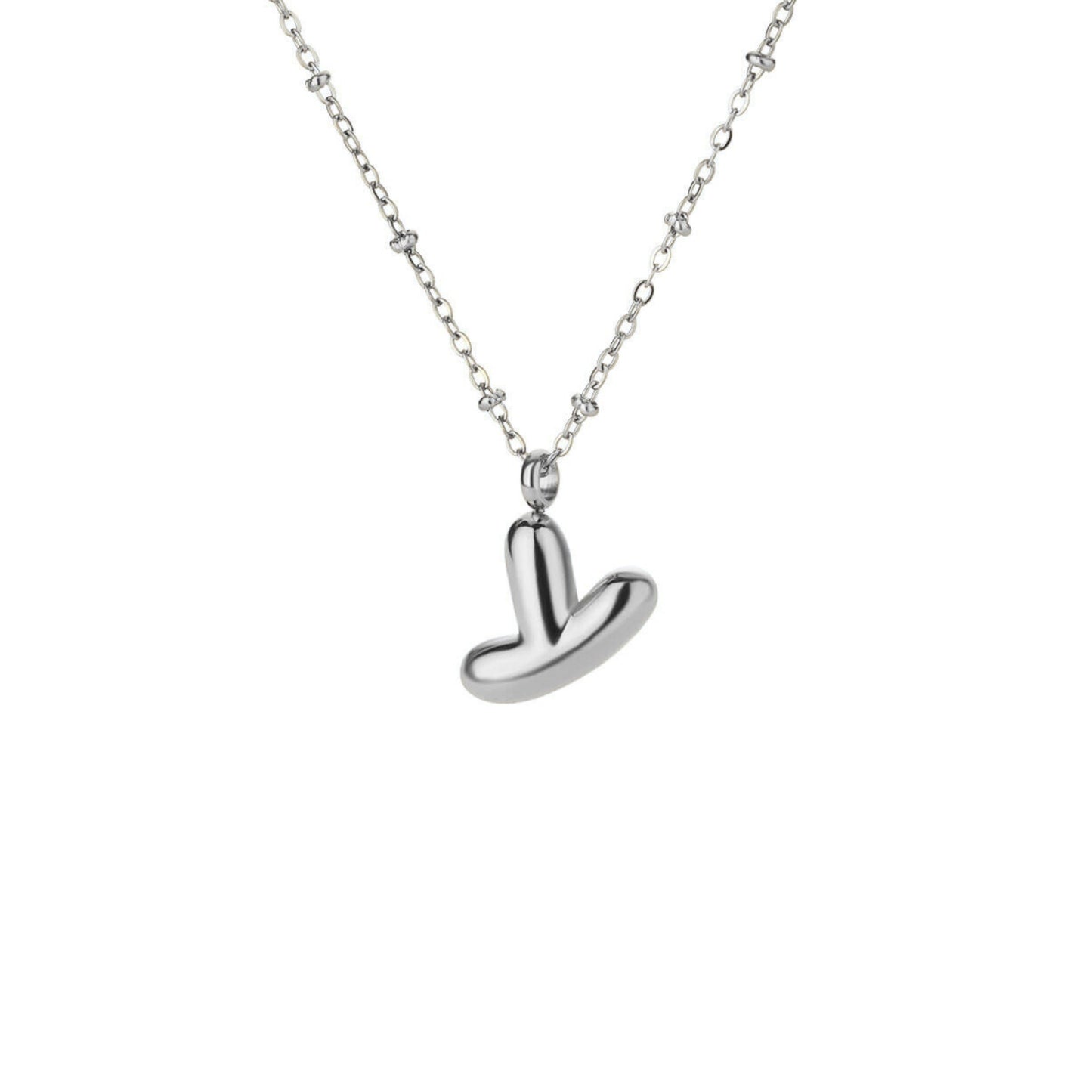 Bubble Initial Necklace