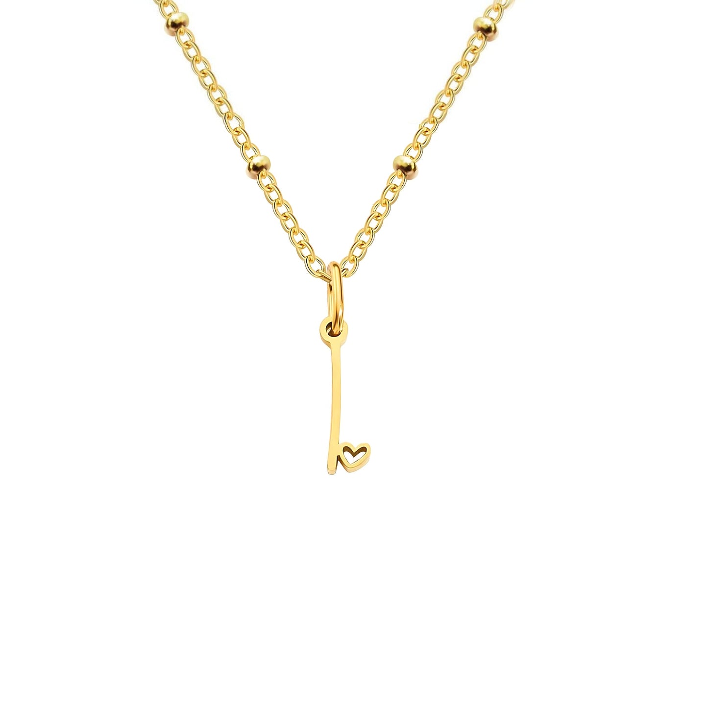 Love  Initial Alphabet Necklace