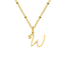 Love  Initial Alphabet Necklace