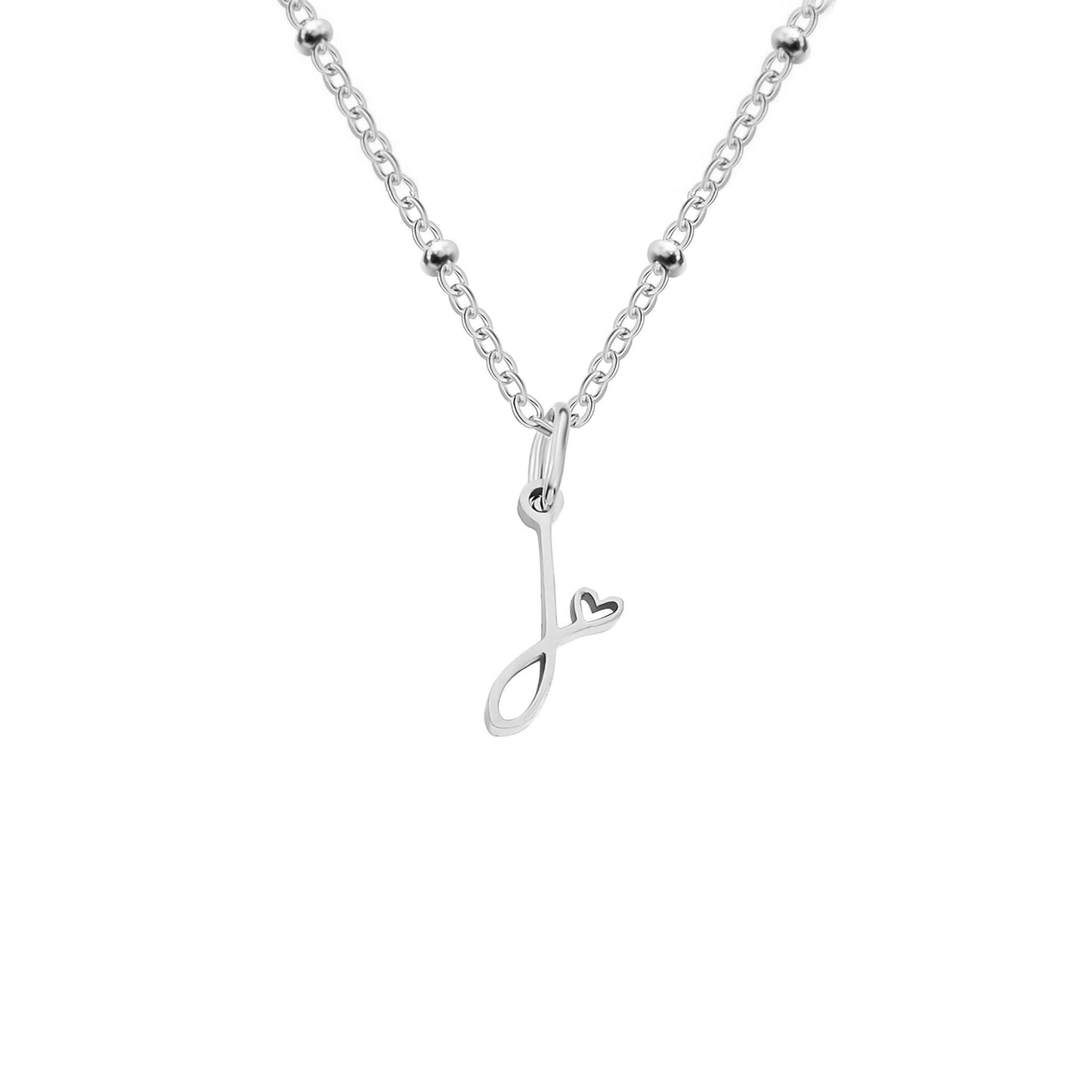 Love  Initial Alphabet Necklace