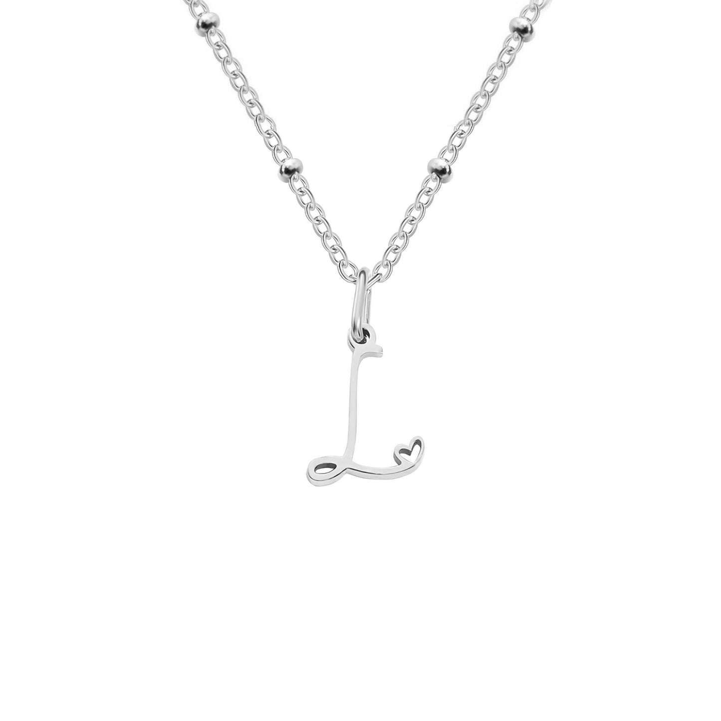 Love  Initial Alphabet Necklace