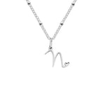 Love  Initial Alphabet Necklace