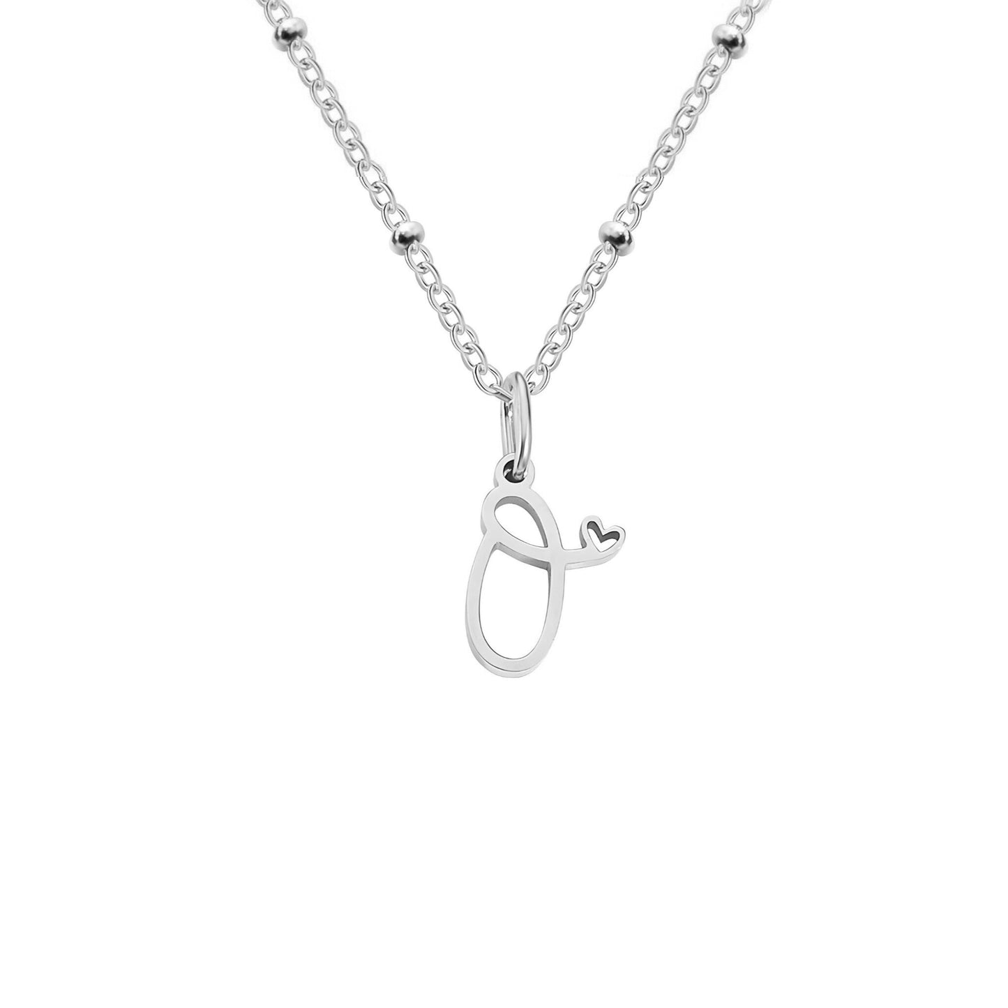 Love  Initial Alphabet Necklace