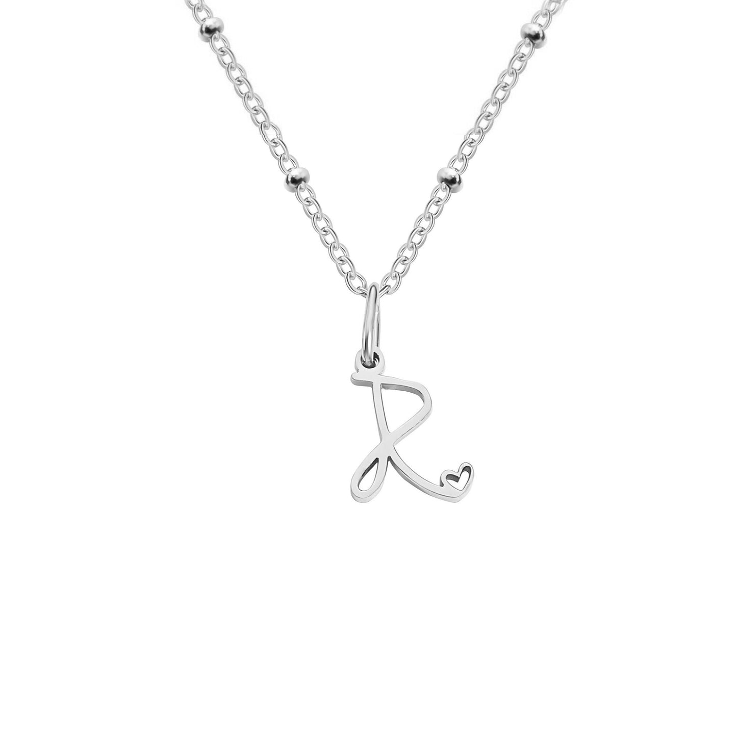 Love  Initial Alphabet Necklace