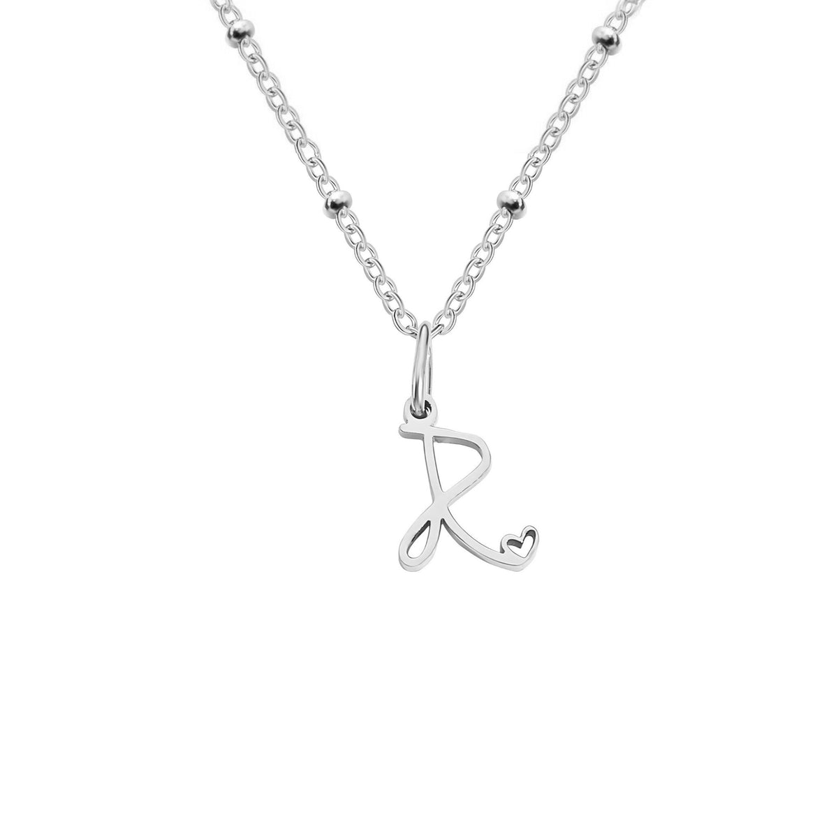 Love  Initial Alphabet Necklace