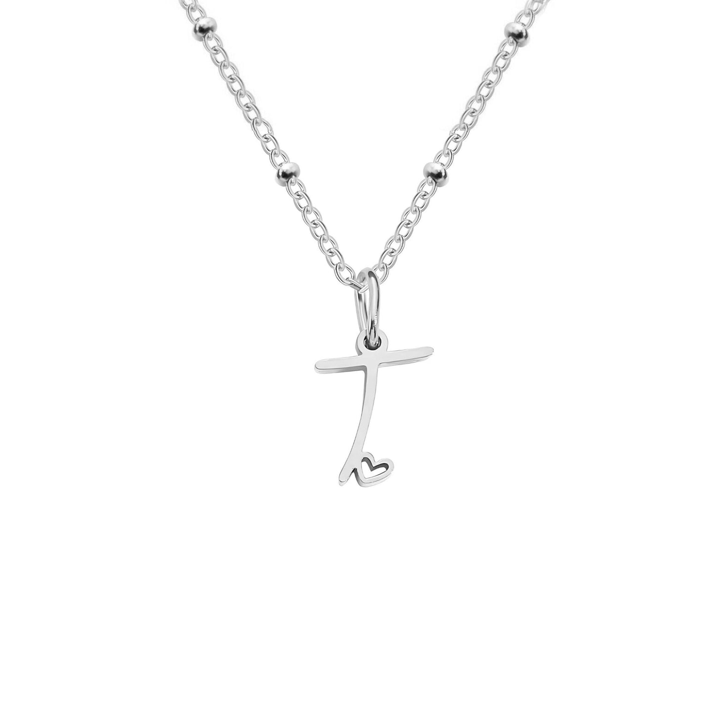 Love  Initial Alphabet Necklace