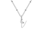 Love  Initial Alphabet Necklace