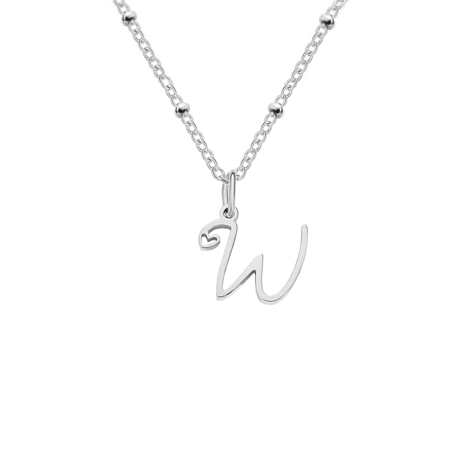 Love  Initial Alphabet Necklace