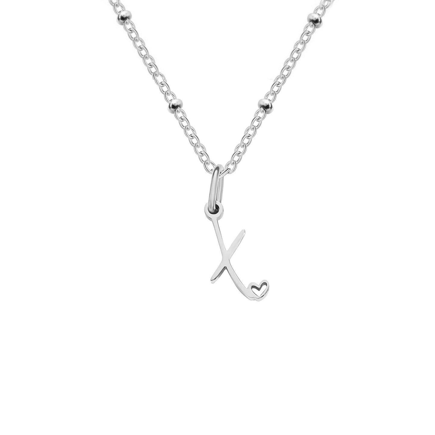 Love  Initial Alphabet Necklace