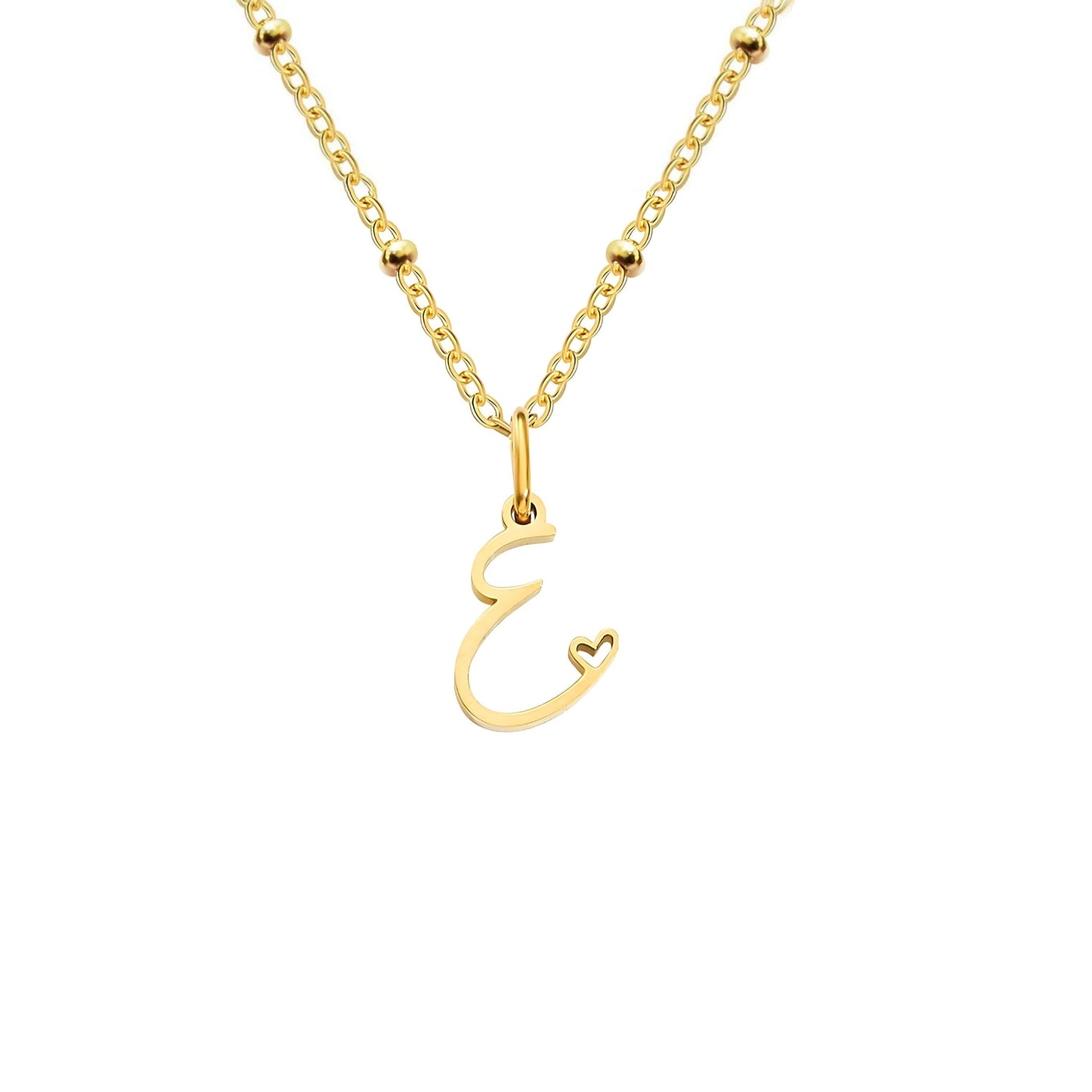 Love  Initial Alphabet Necklace