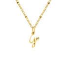 Love  Initial Alphabet Necklace