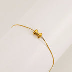 Bubble Initial Bracelet
