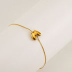Bubble Initial Bracelet