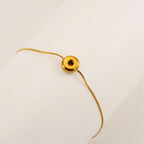 Bubble Initial Bracelet