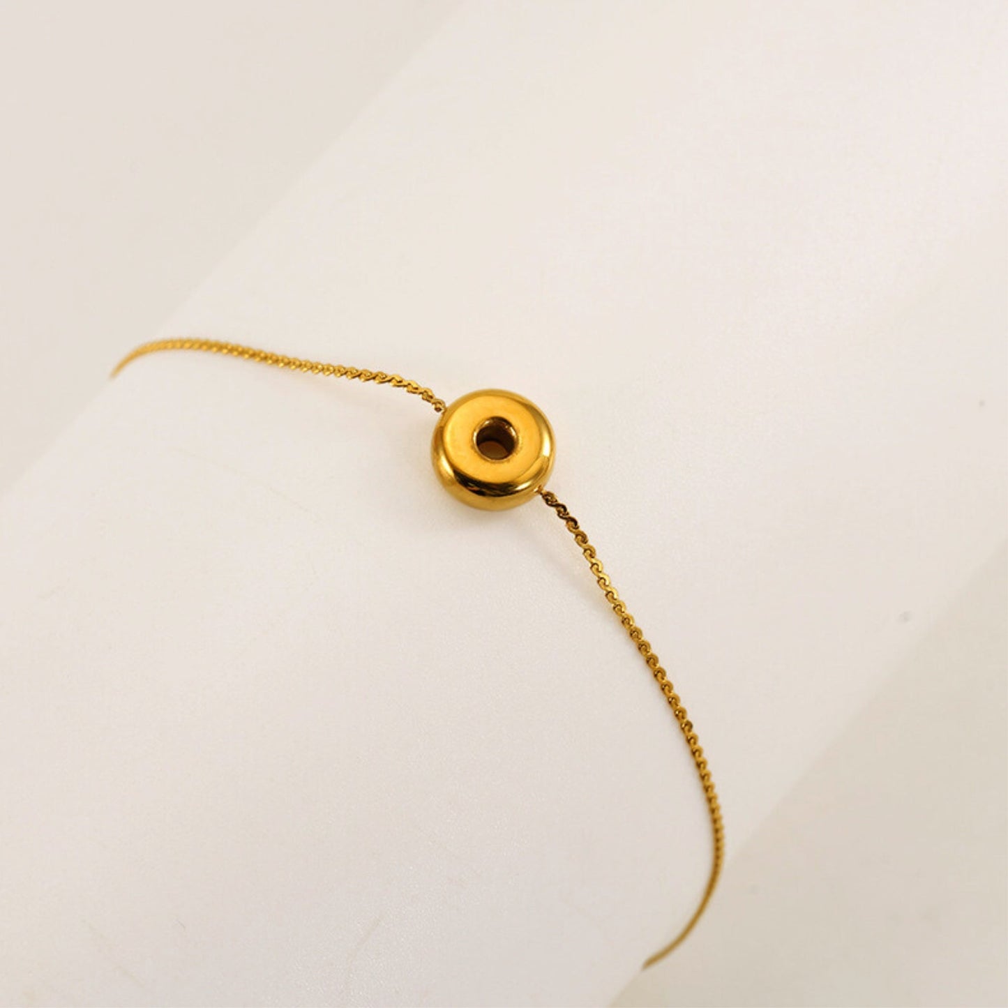 Bubble Initial Bracelet