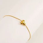 Bubble Initial Bracelet