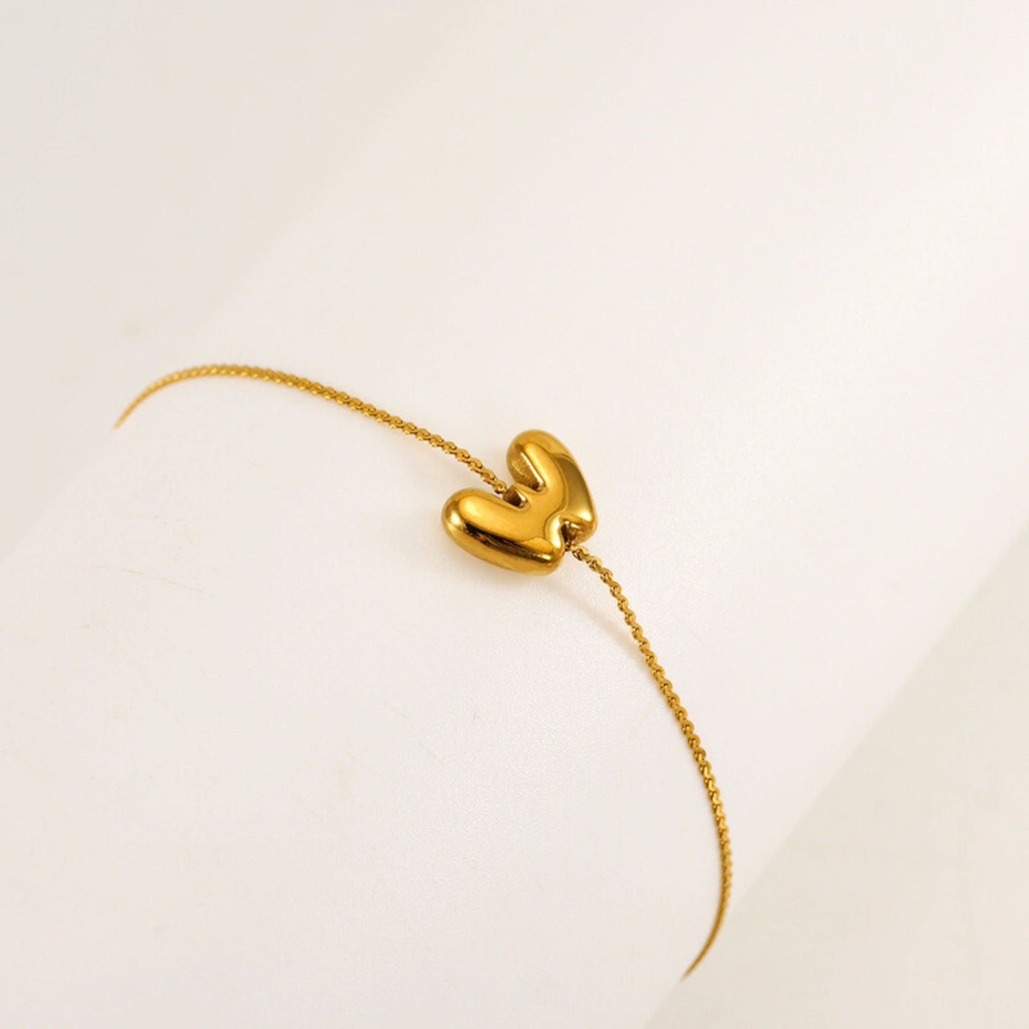 Bubble Initial Bracelet