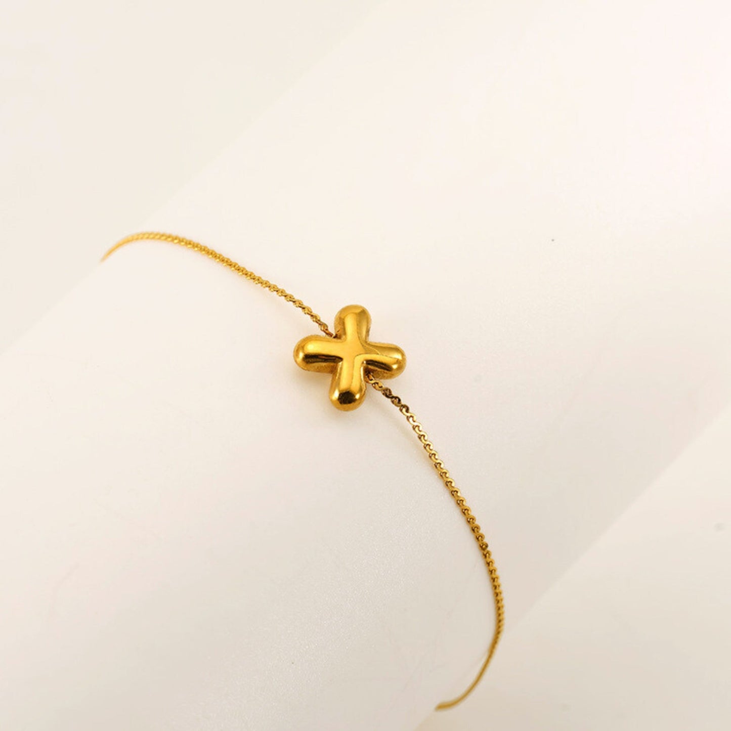 Bubble Initial Bracelet