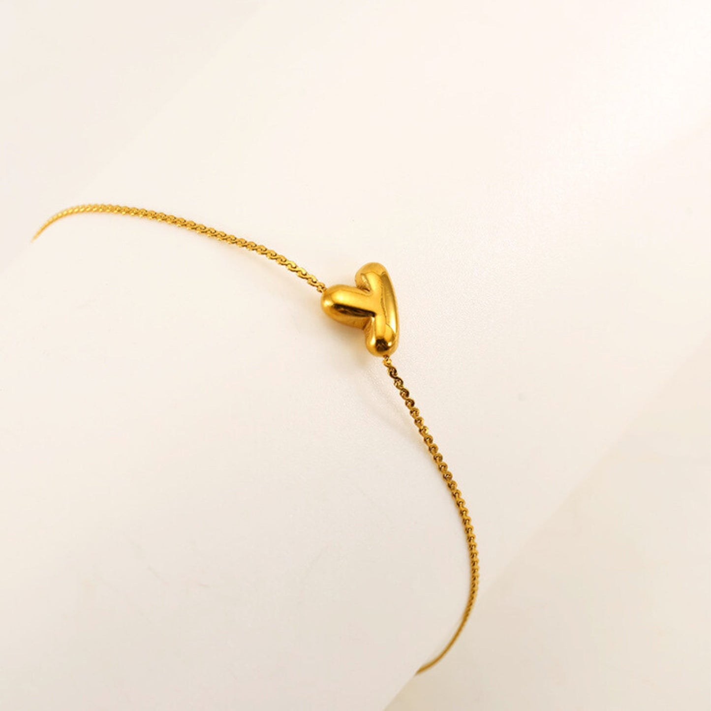 Bubble Initial Bracelet