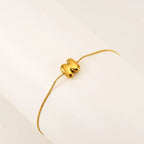 Bubble Initial Bracelet