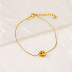 Bubble Initial Bracelet
