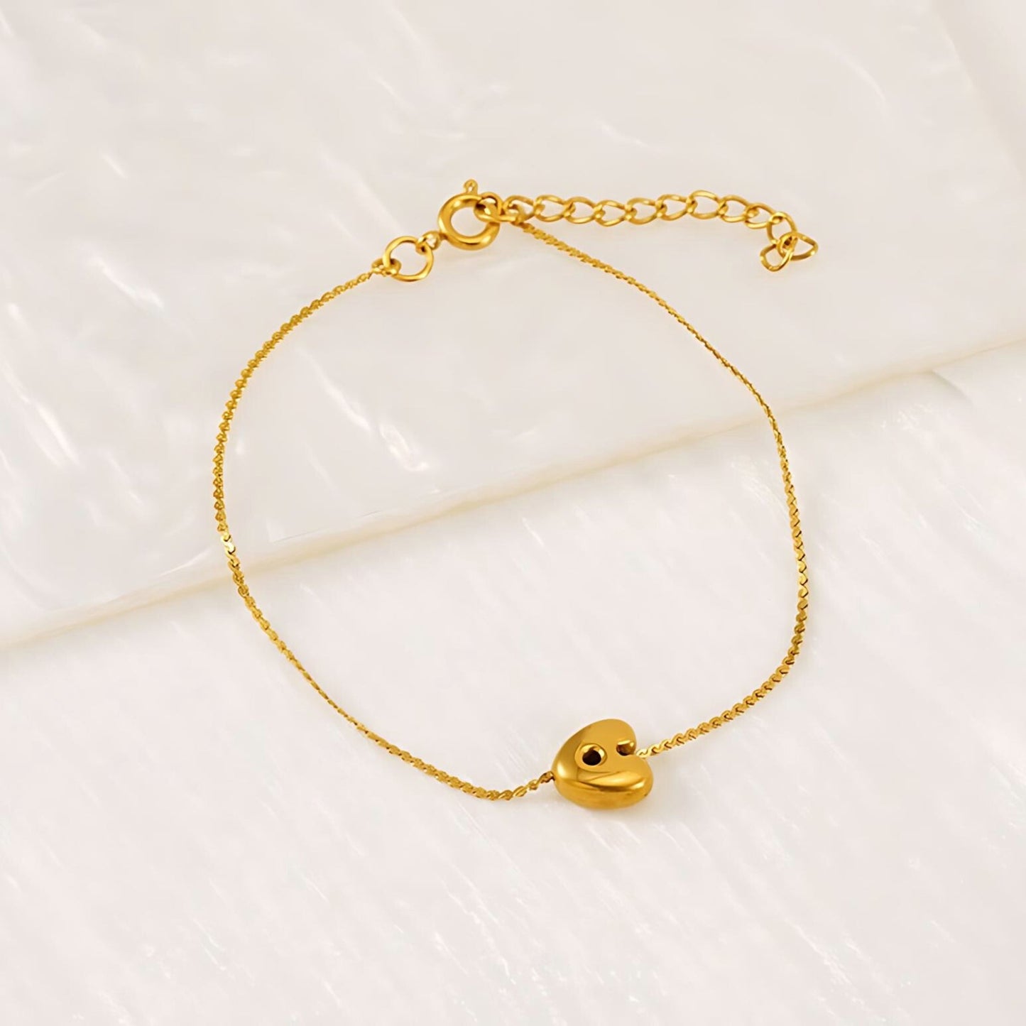 Bubble Initial Bracelet