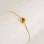 Bubble Initial Bracelet