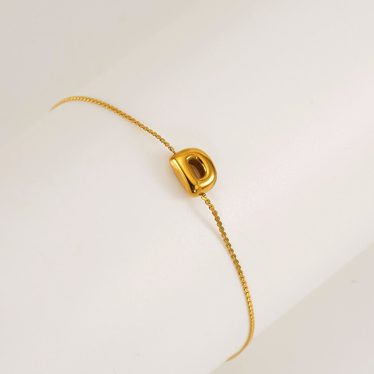 Bubble Initial Bracelet
