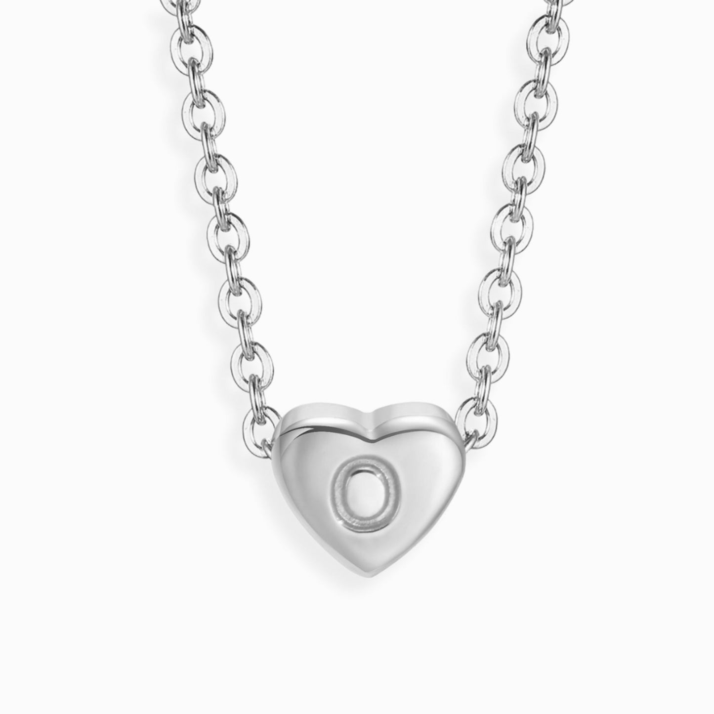 Amour Heart Alphabet Necklace