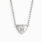 Amour Heart Alphabet Necklace