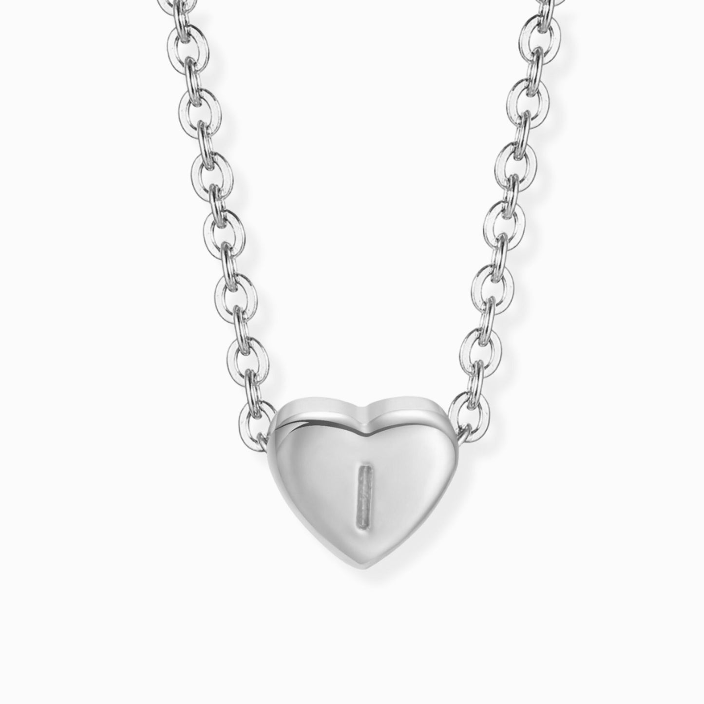 Amour Heart Alphabet Necklace