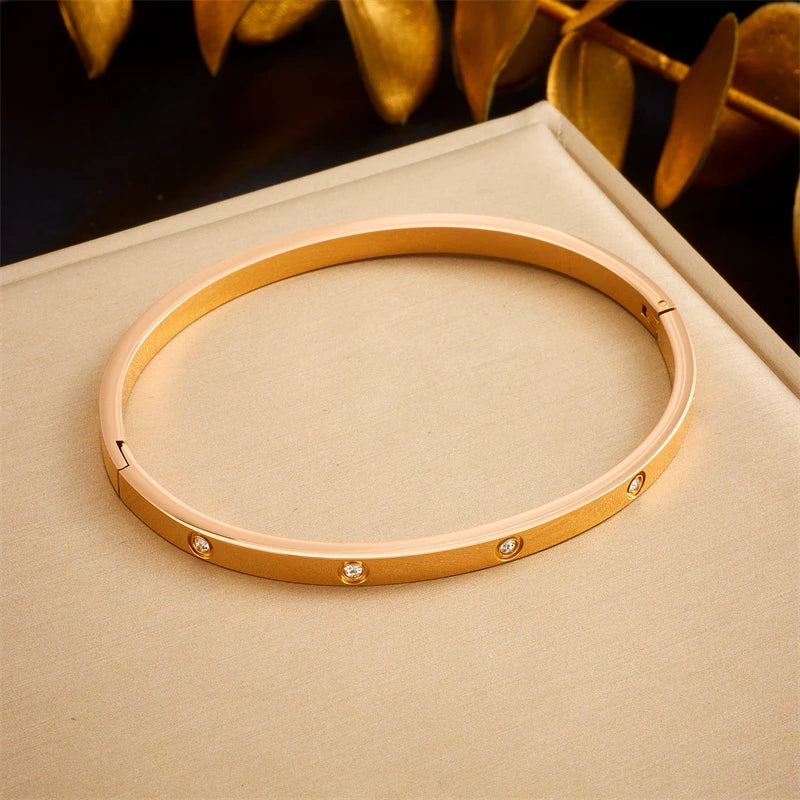 Zircon Charm Bracelet